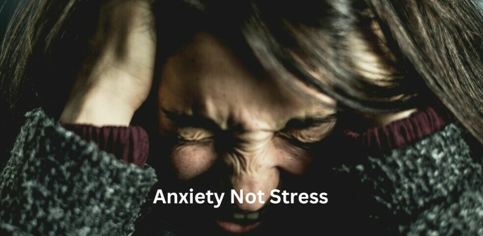 Anxiety Not Stress